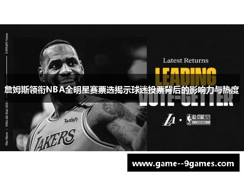詹姆斯领衔NBA全明星赛票选揭示球迷投票背后的影响力与热度 詹姆斯领衔NBA全明星赛票选揭示球迷投票背后的影响力与热度