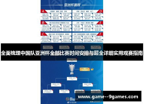 全面梳理中国队亚洲杯全部比赛时间安排与超全详细实用观赛指南 全面梳理中国队亚洲杯全部比赛时间安排与超全详细实用观赛指南